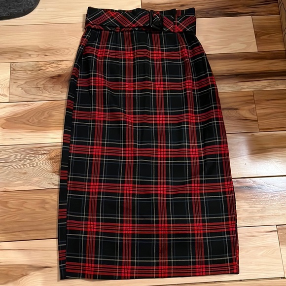 BNWOT Zara Plaid Skirt - Picture 1 of 4